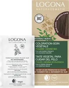  Coloration-soin brun café 100g