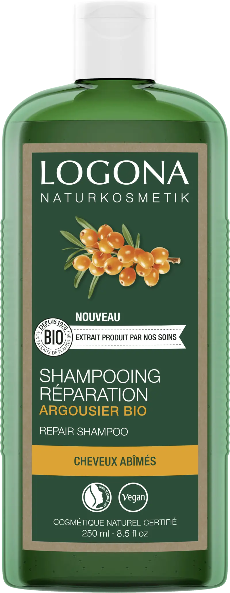 Shampooing réparateur argousier 250ml