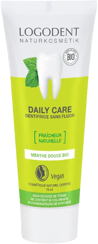 Pâte dentifrice Daily Care fraîcheur nat sans fluor 75ml