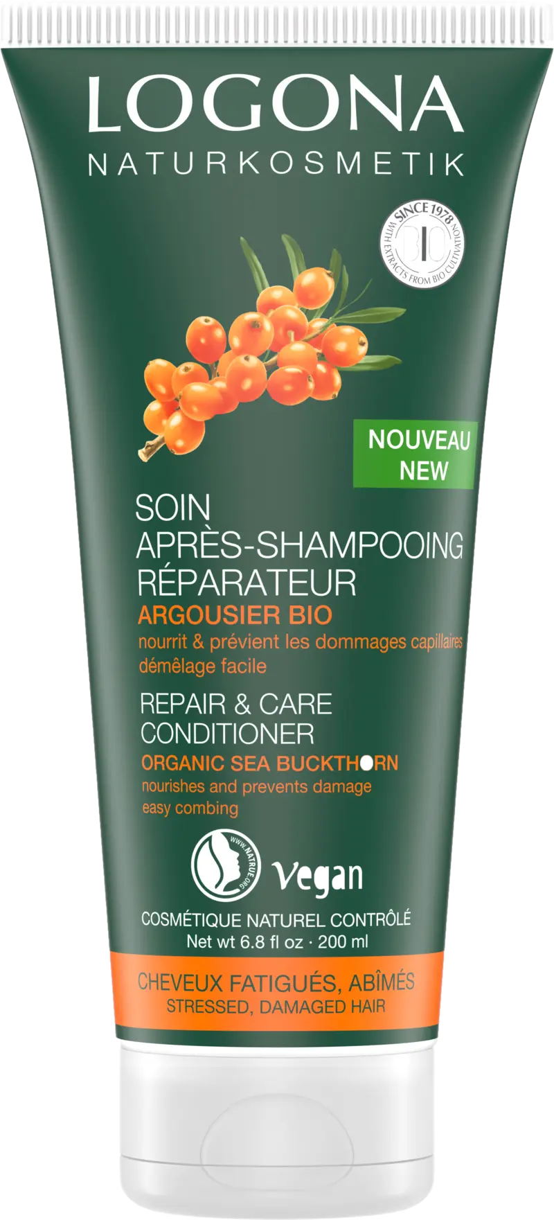 Soin après-shampooing restructurant argan 200ml