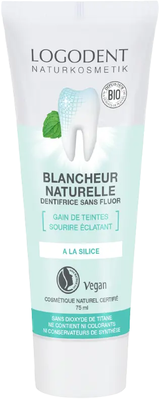 Pâte dentifrice Blancheur Naturelle sans fluor 75ml