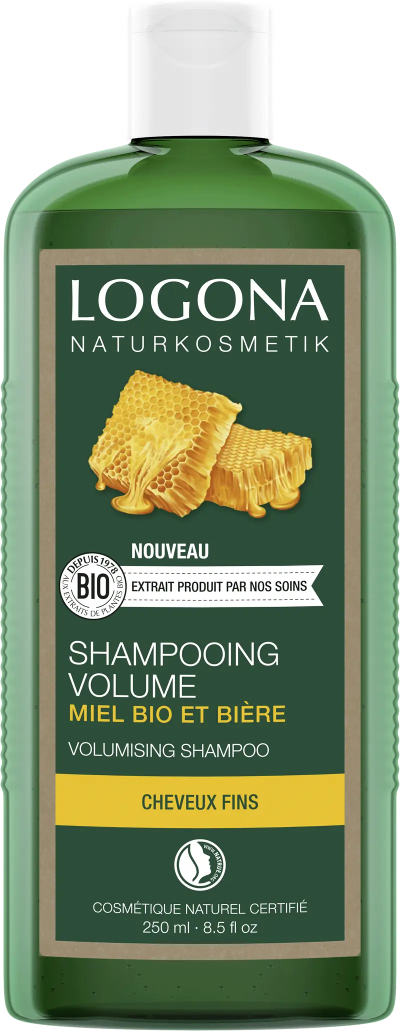 Shampooing volume miel bière 250ml