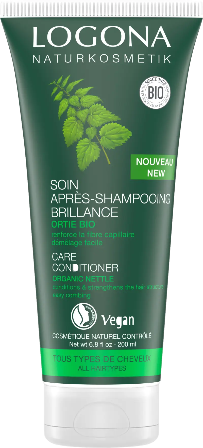 Soin après shampooing brillance ortie 200ml