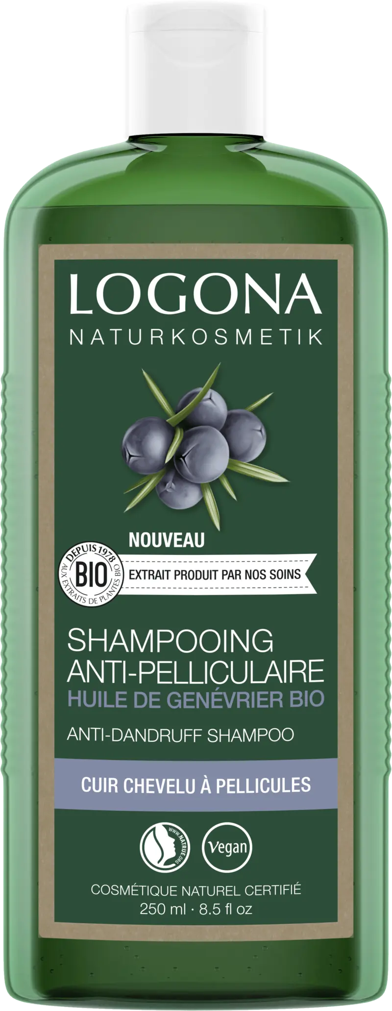 Shampooing antipelliculaire génévrier 250ml